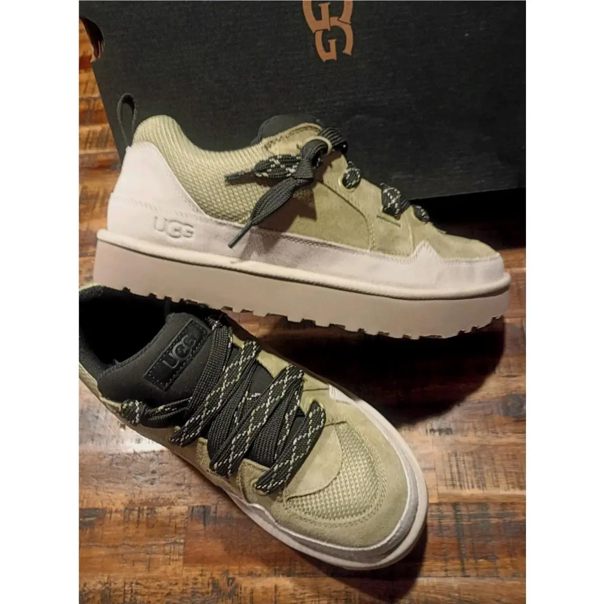 Ugg Mens Limited Edition Muted Brass Lo Lowmel Fashion Sneakers Sz 12