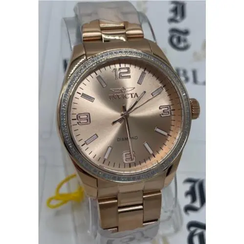 Invicta Elite Diamond 0.28 Carat Diamond Women`s Watch - 36mm Rose Gold 48742