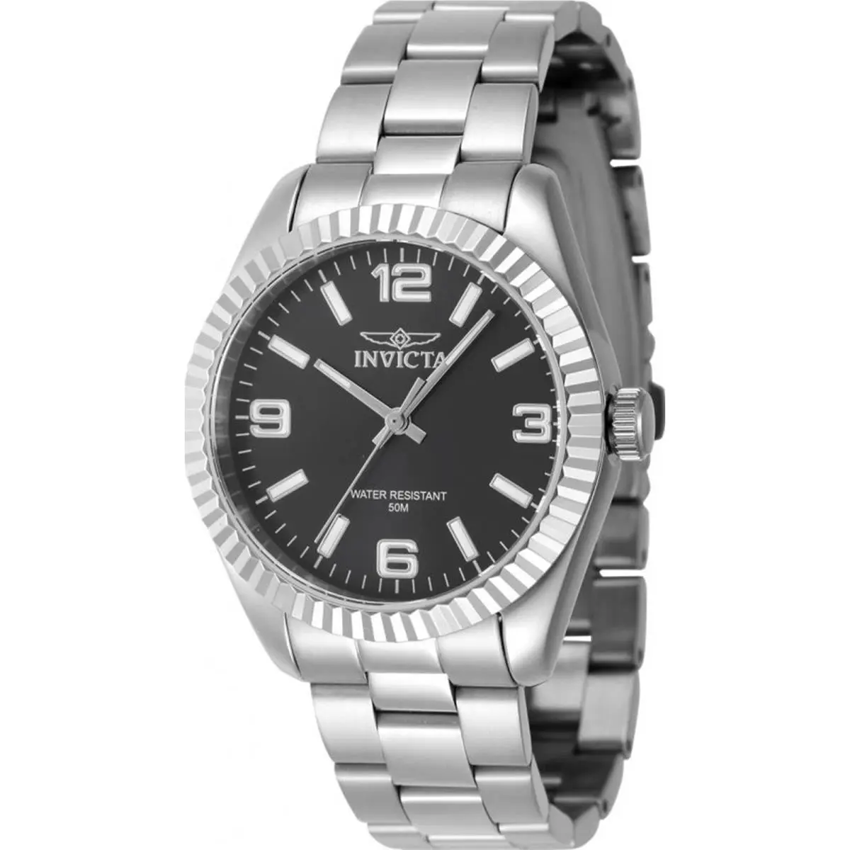 Invicta Men`s 47463 Specialty Quartz 3 Hand Black Dial Watch