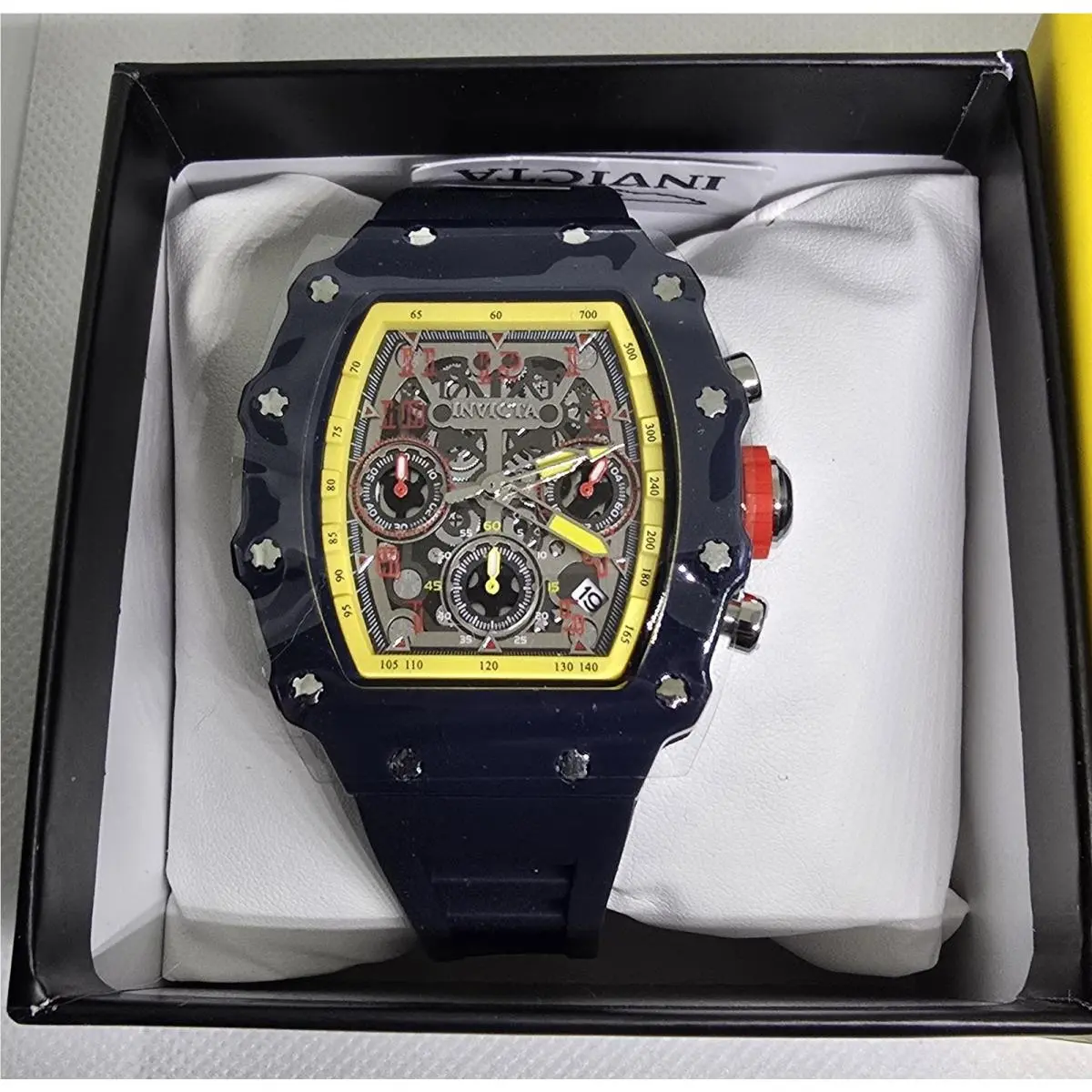 Invicta Racing Valxor Unisex Watch 40mm Dark Blue 69770