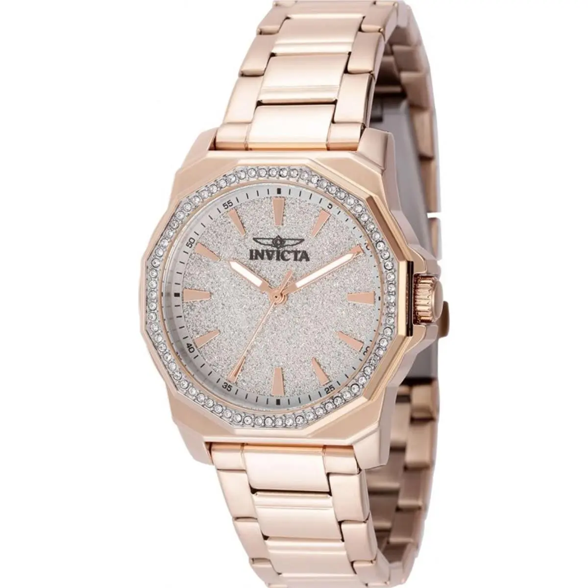 Invicta Women`s 49131 Speedway Quartz 3 Hand Silver Dial Watch