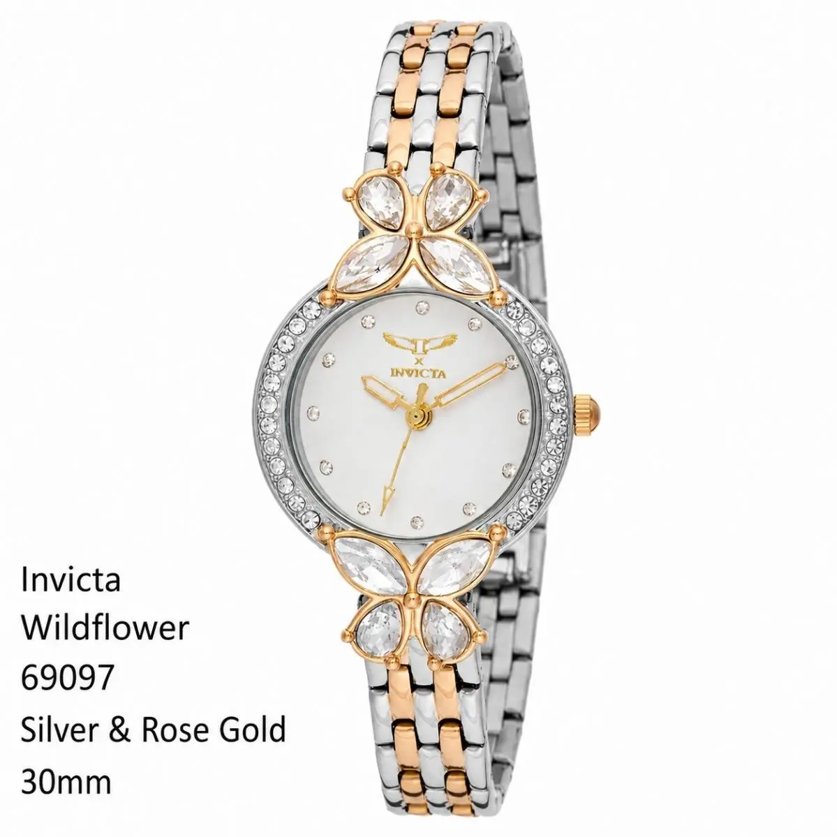 Invicta Wildflower I Invicta Women`s Watch 30mm Silver Rose Gold 69097 0460