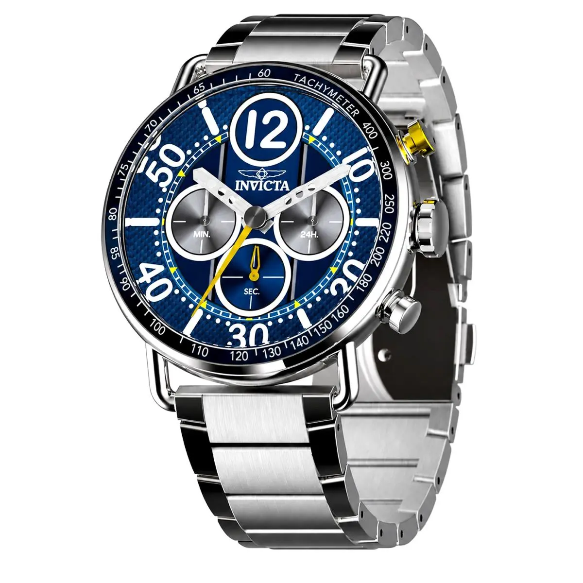 Invicta Speedway 44mm Chronograph Mens Watch Stainless Steel 50879