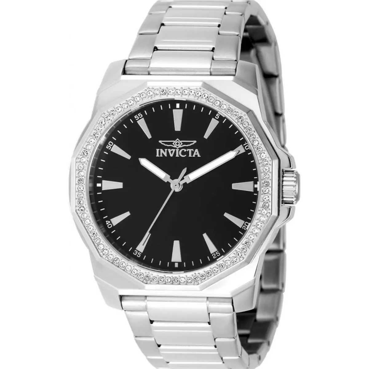 Invicta Men`s 49103 Speedway Quartz 3 Hand Black Dial Watch