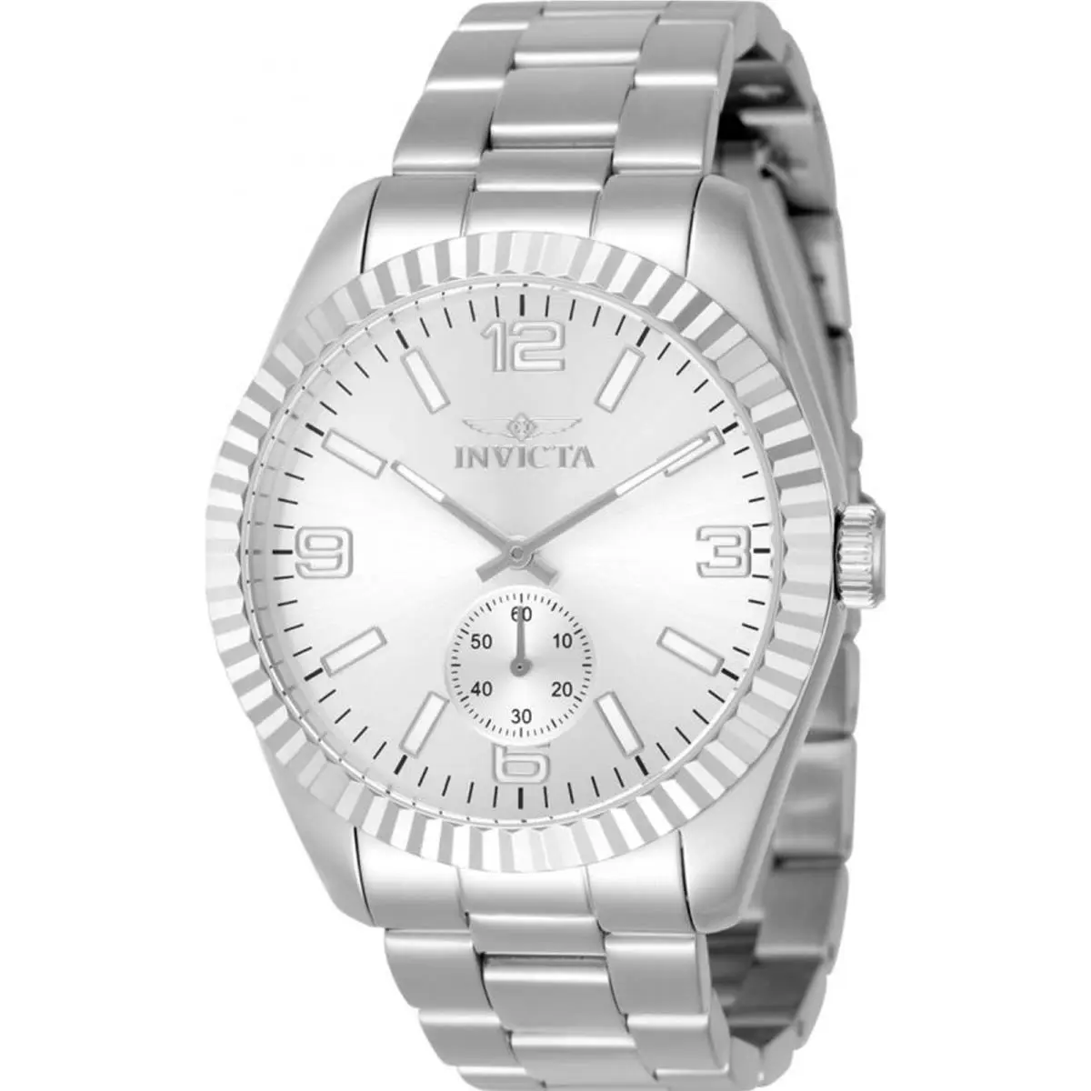 Invicta Men`s 49356 Specialty Quartz Multifunction Silver Dial Watch