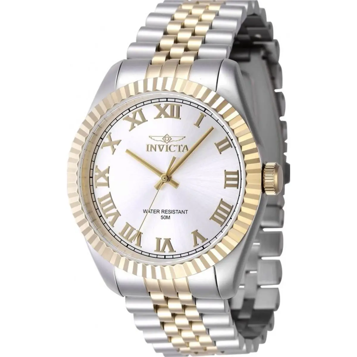 Invicta Men`s 47402 Specialty Quartz 3 Hand Silver Dial Watch