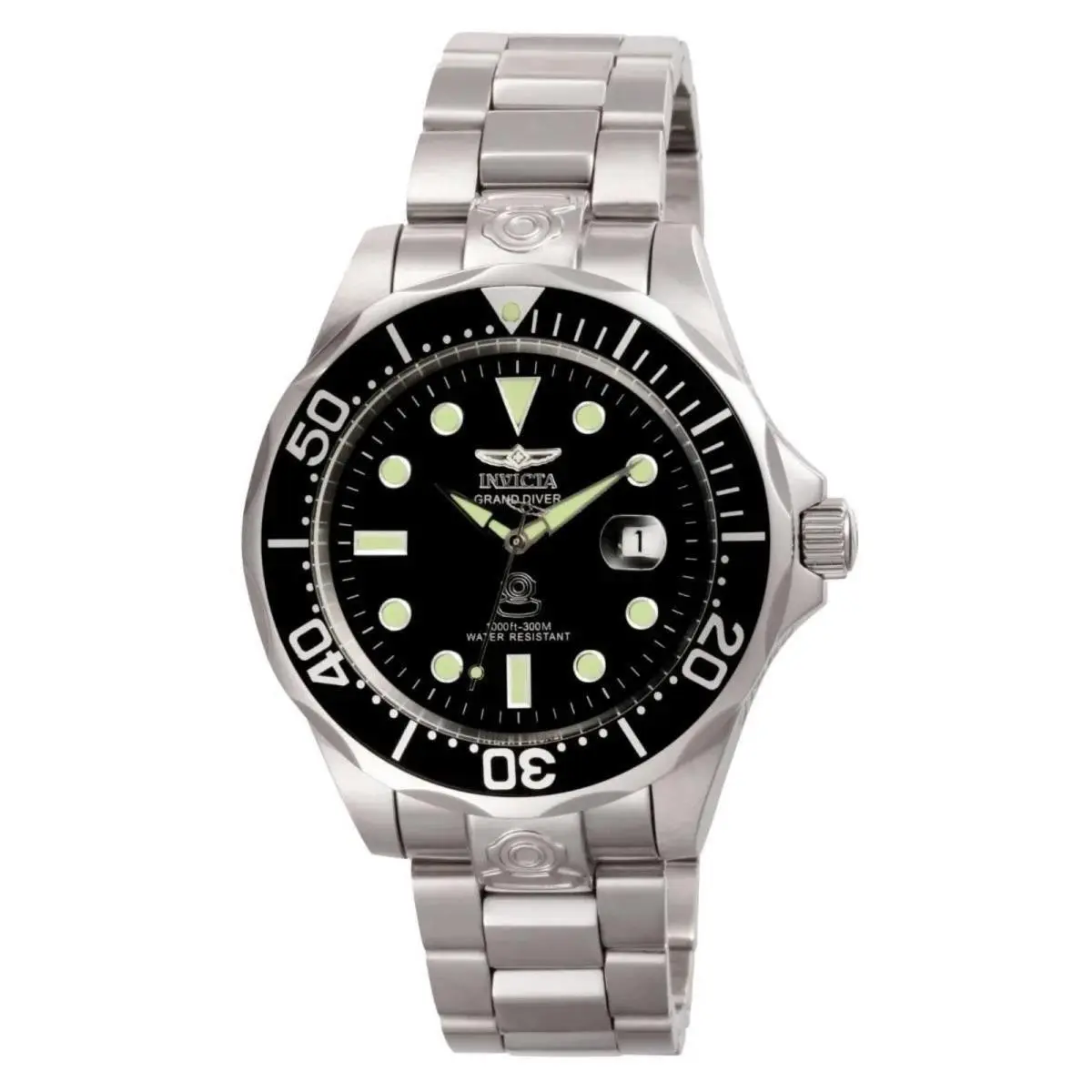 Invicta Grand Diver Deep Garrison Automatic Men`s Watch - 47mm Steel 3044