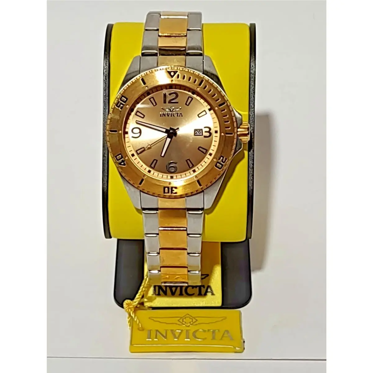 Invicta Pro Diver 13996 Gold Silver Tone Master of The Oceans Watch