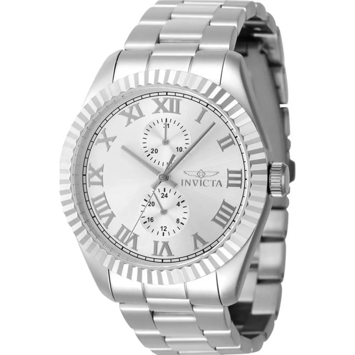Invicta Men`s 47421 Specialty Quartz Multifunction Silver Dial Watch