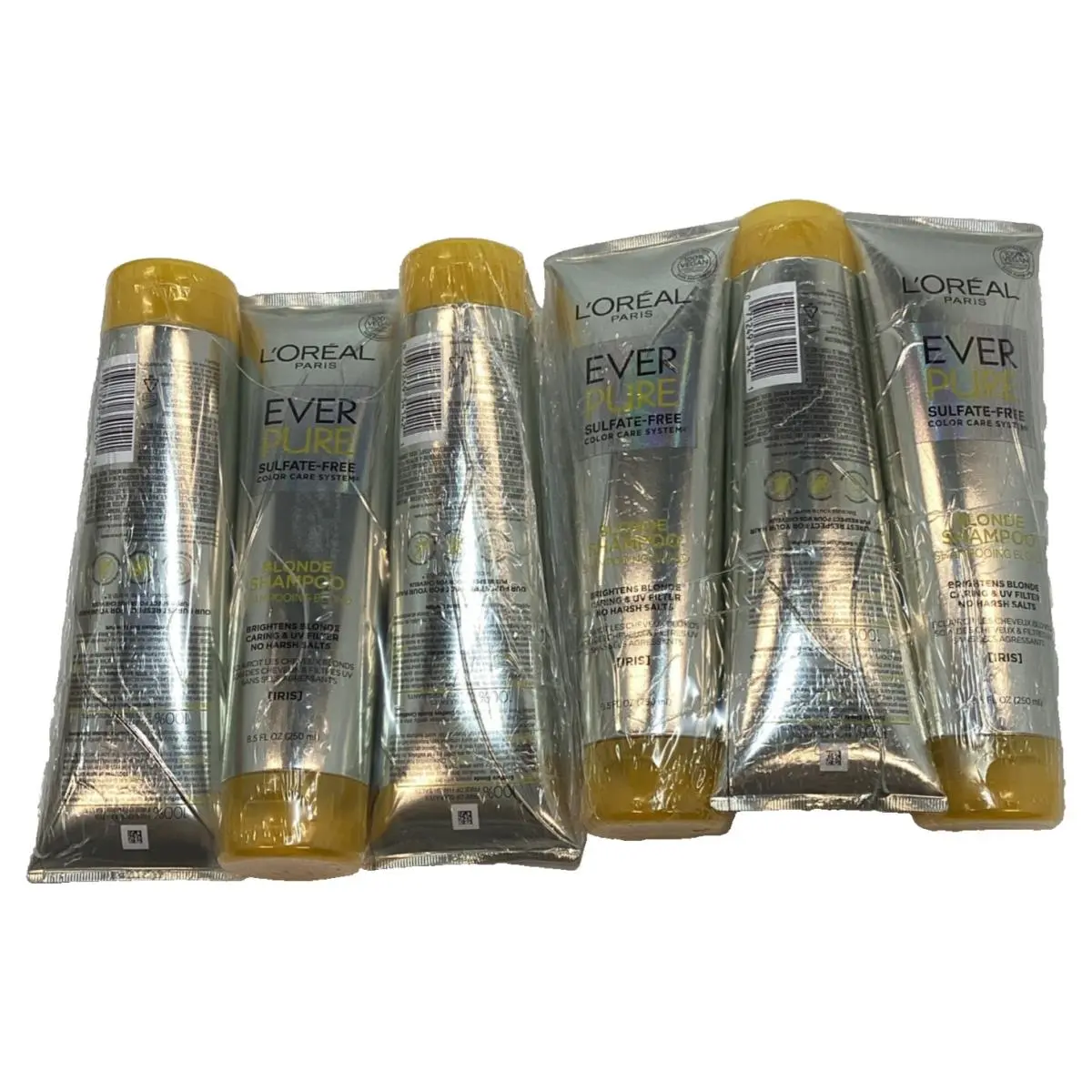 6x L`oreal Ever Pure Blonde Shampoo 8.5floz