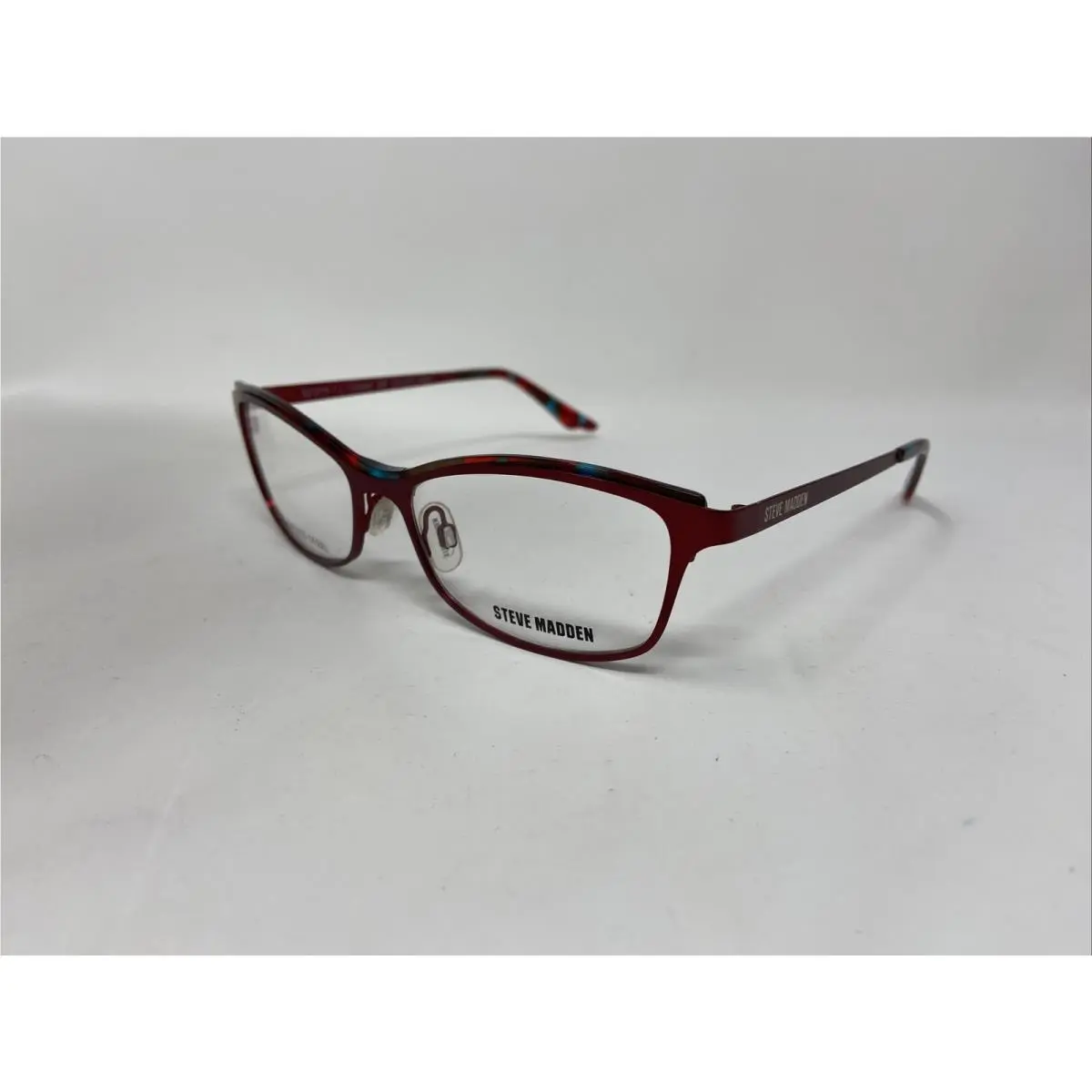 Steve Madden Fancii Red Multi Womens Cat Eye Eyeglasses Frames 54-15-135