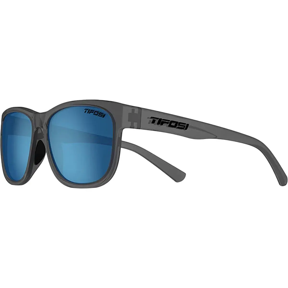 Optics Swank XL Polarized Sunglasses Satin Vapor/sky Blue Polarized One by Tifosi