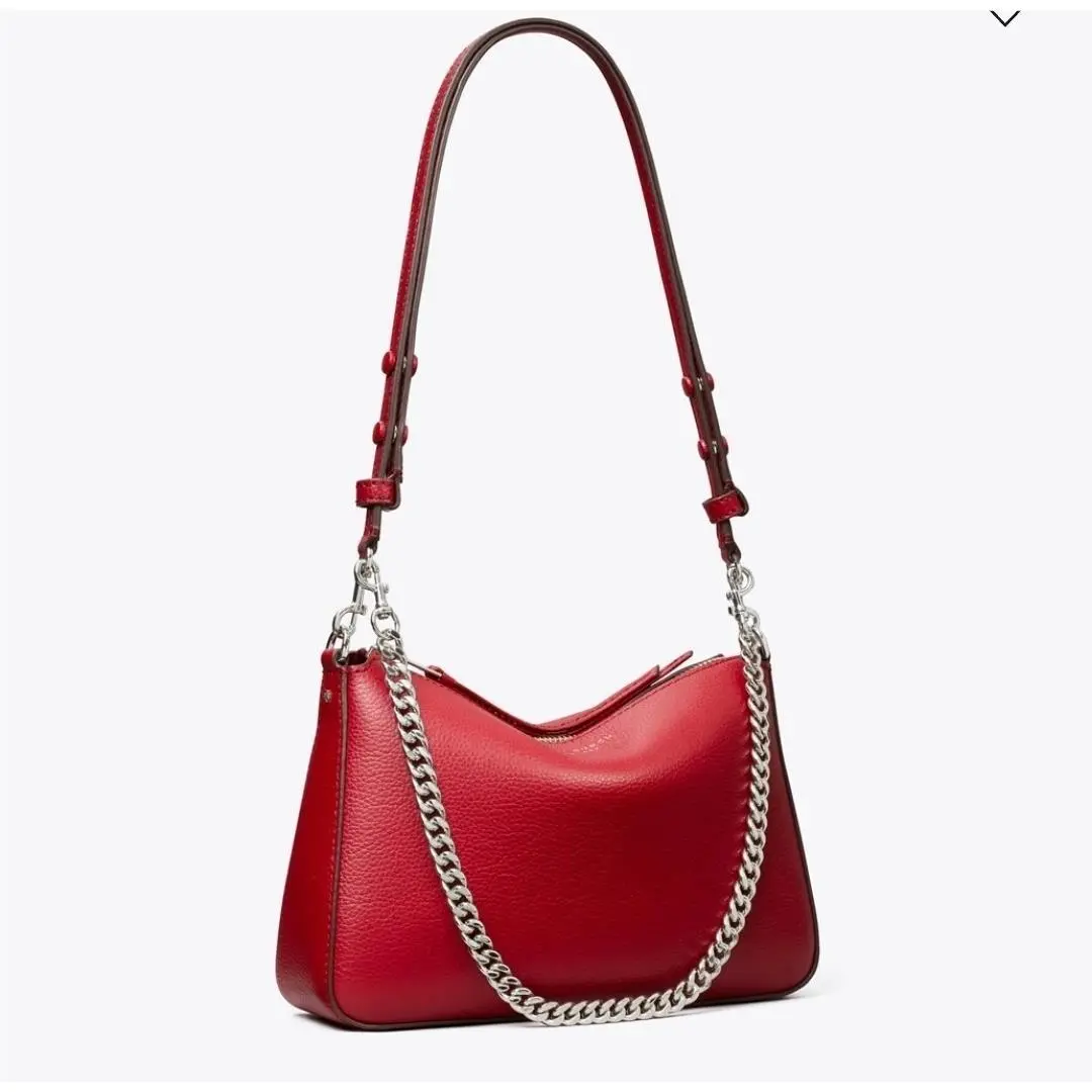 Tory Burch Perry Small Shoulder Bag In Red Style 177245