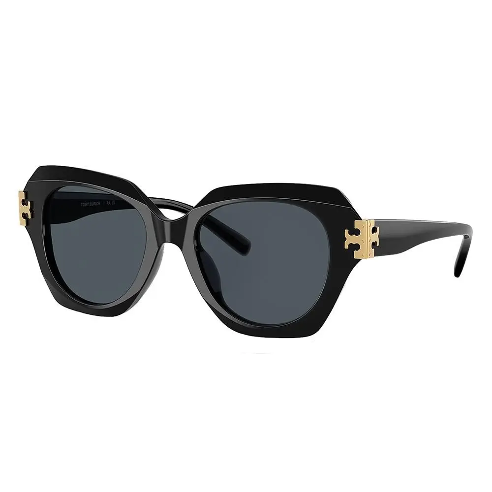 TY 7215U 170987 Black Plastic Cat-eye Sunglasses Grey Lens by Tory Burch