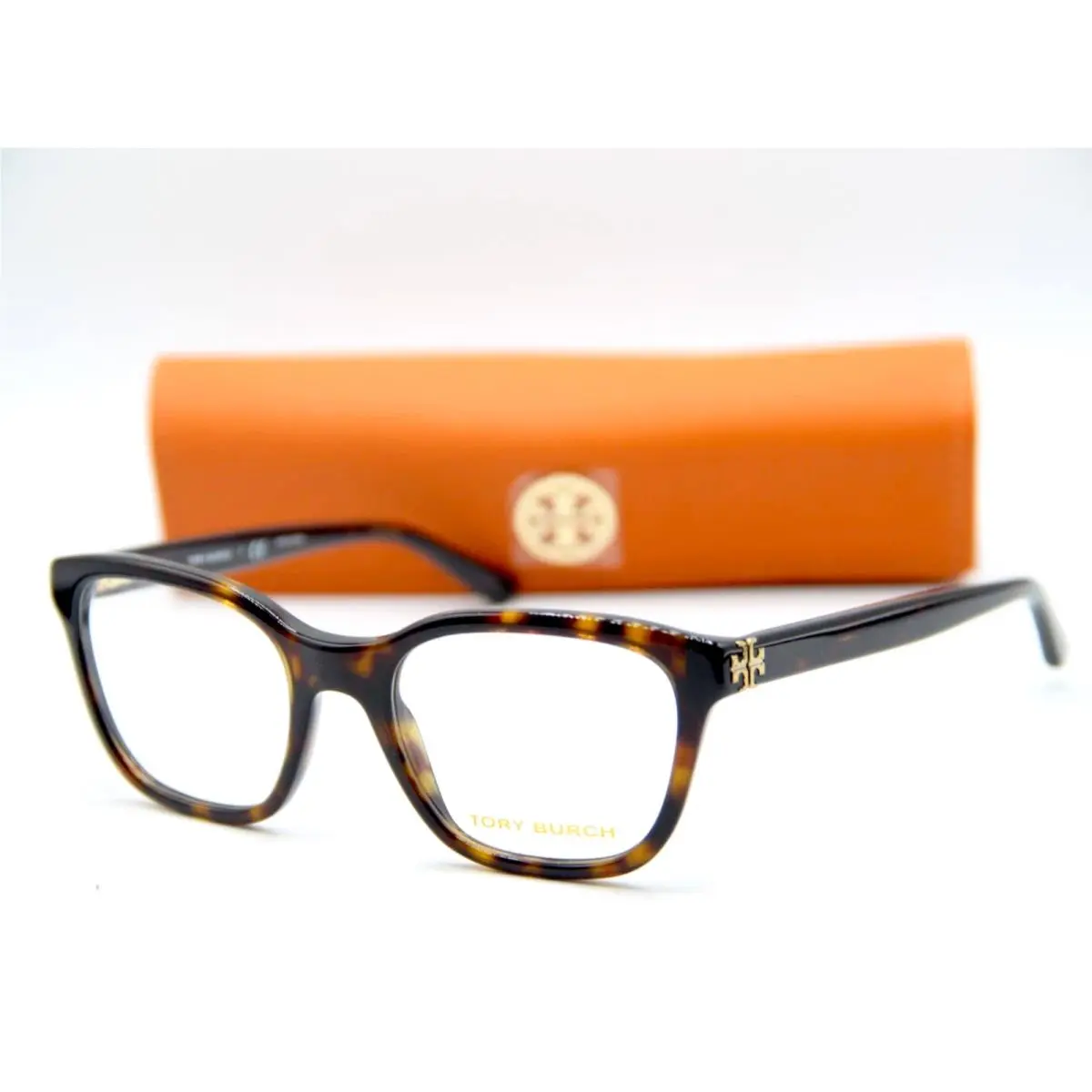 Tory Burch TY 2073 1378 Tortoise Eyeglasses RX 50-19-135 MM W/case