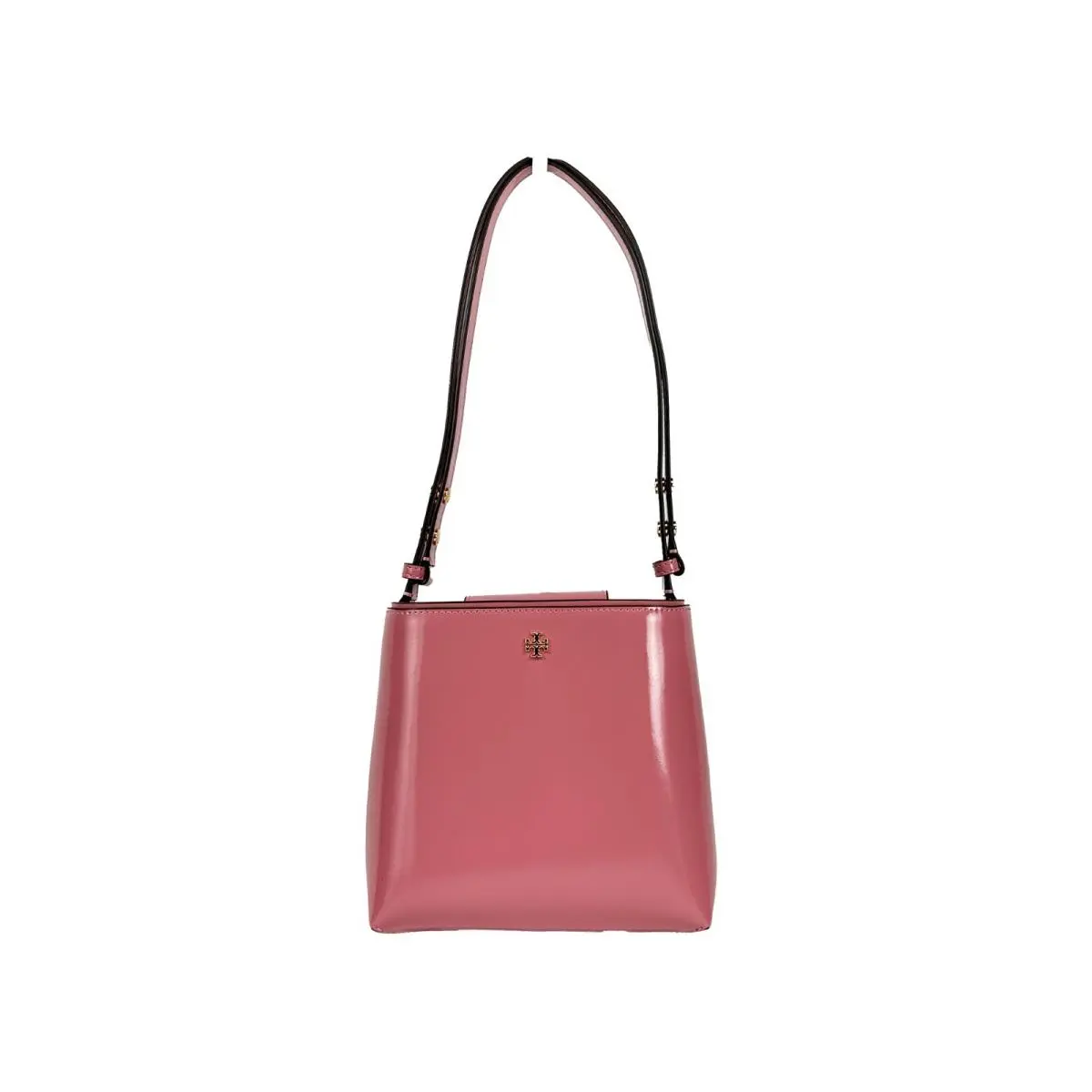 Tory Burch Tory Burch Patent Emerson Small Bucket Bag Purse - Pink