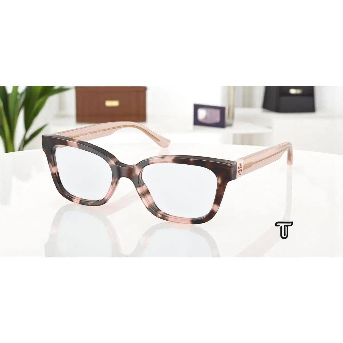 Tory Burch TY2084 1726 Blush Tort Demo Lens 52 mm Women`s Eyeglasses