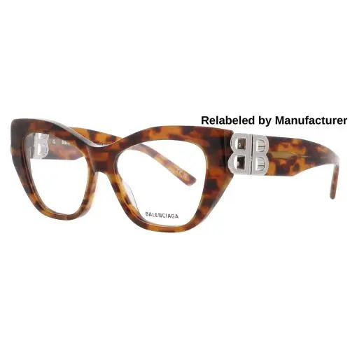 Balenciaga BB0312O-006-53-RELABELED Eyeglasses Eye Glasses 006 Havana