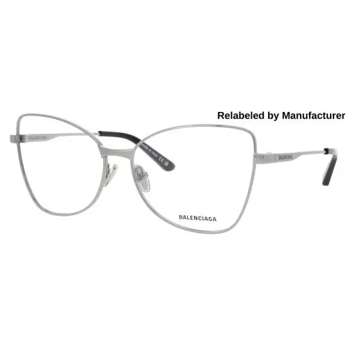 Balenciaga BB0282O-003-59-RELABELED Eyeglasses Eye Glasses 003 Ruthenium Authent