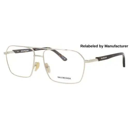 Balenciaga BB0248O-002-57-RELABELED Eyeglasses Eye Glasses 002 Havana/gold Authe