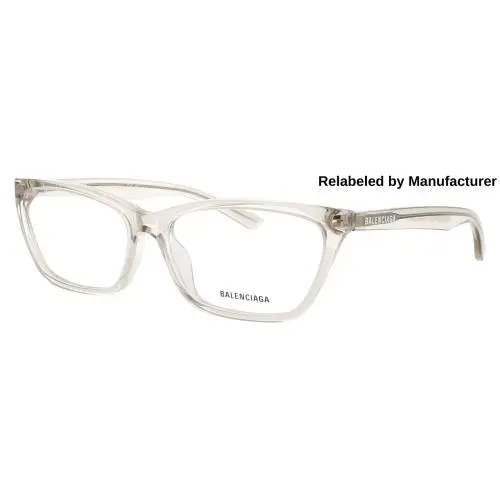 Balenciaga BB0406O-004-59-RELABELED Eyeglasses Eye Glasses 004 Beige N