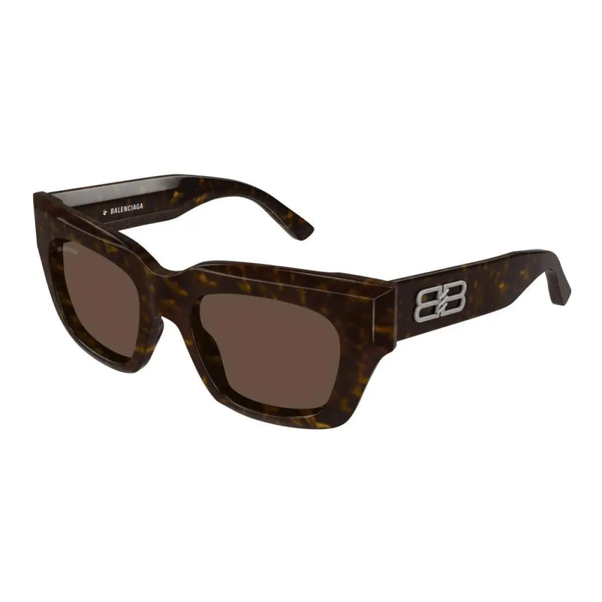 Balenciaga Unisex Round Sunglasses Havana-havana-brown BB0234S