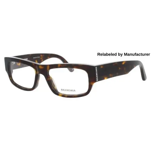 Balenciaga BB0304O-002-53-RELABELED Eyeglasses Eye Glasses 002 Havana