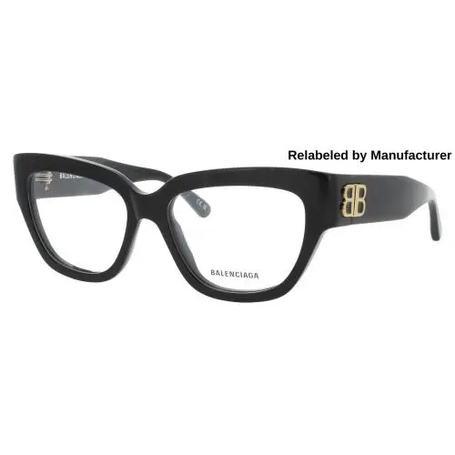 Balenciaga BB0326O-001-53-RELABELED Eyeglasses Eye Glasses 001 Black N