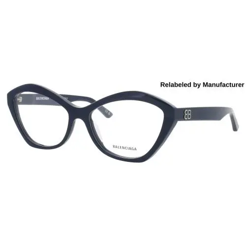 Balenciaga BB0341O-005-58-RELABELED Eyeglasses Eye Glasses 005 Blue Ne
