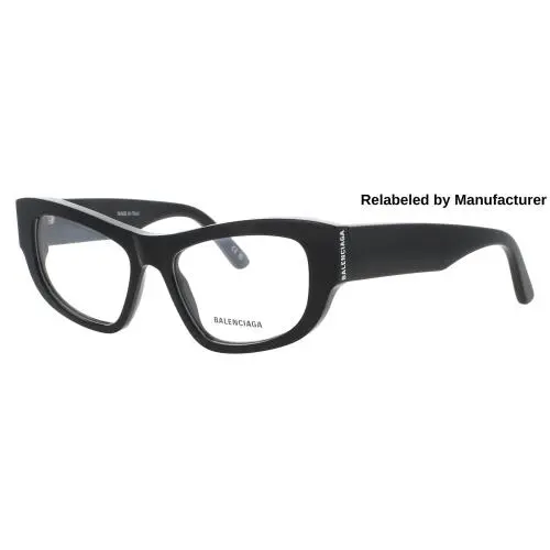 Balenciaga BB0303O-001-53-RELABELED Eyeglasses Eye Glasses 001 Black N