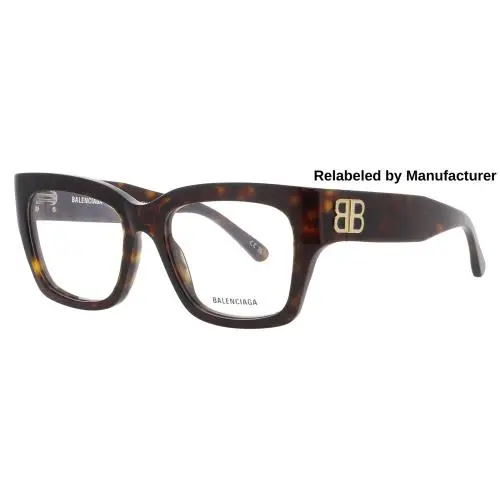 Balenciaga BB0325O-007-54-RELABELED Eyeglasses Eye Glasses 007 Havana