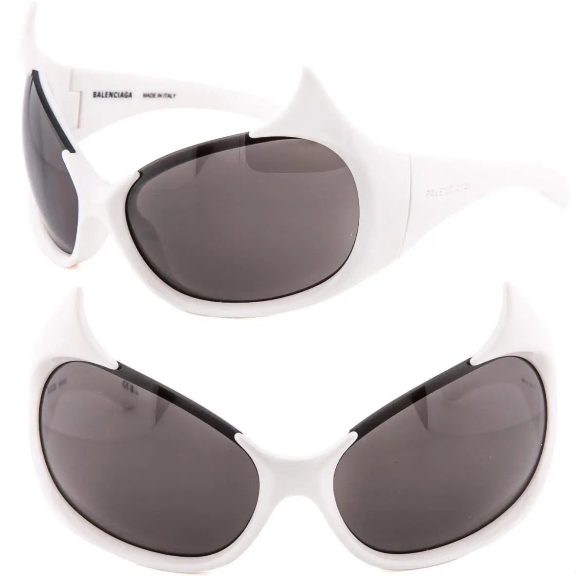 Balenciaga Gotham Bat 0284 Black 003 Fashion Spike Mask Demna Sunglasses BB0284S