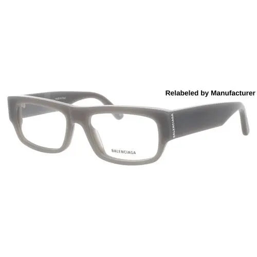 Balenciaga BB0304O-003-53-RELABELED Eyeglasses Eye Glasses 003 Grey Ne