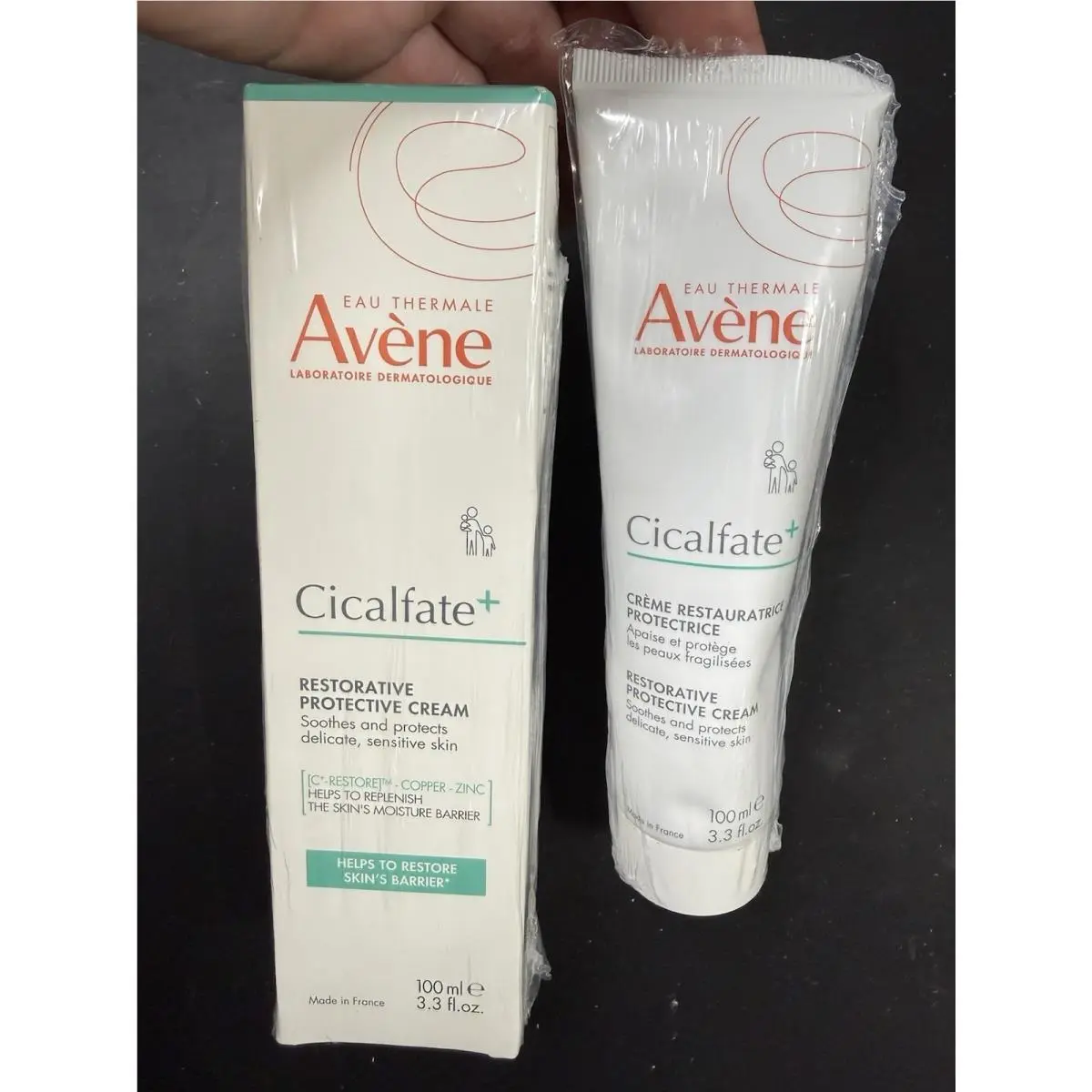 2 Eau Thermale Avene Cicalfate Restorative Protective Cream 3.3 oz - Exp 07/28