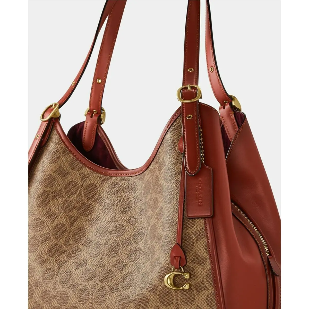 Coach  bag  - COACH Lori - Lori - Exterior: Tan Rust