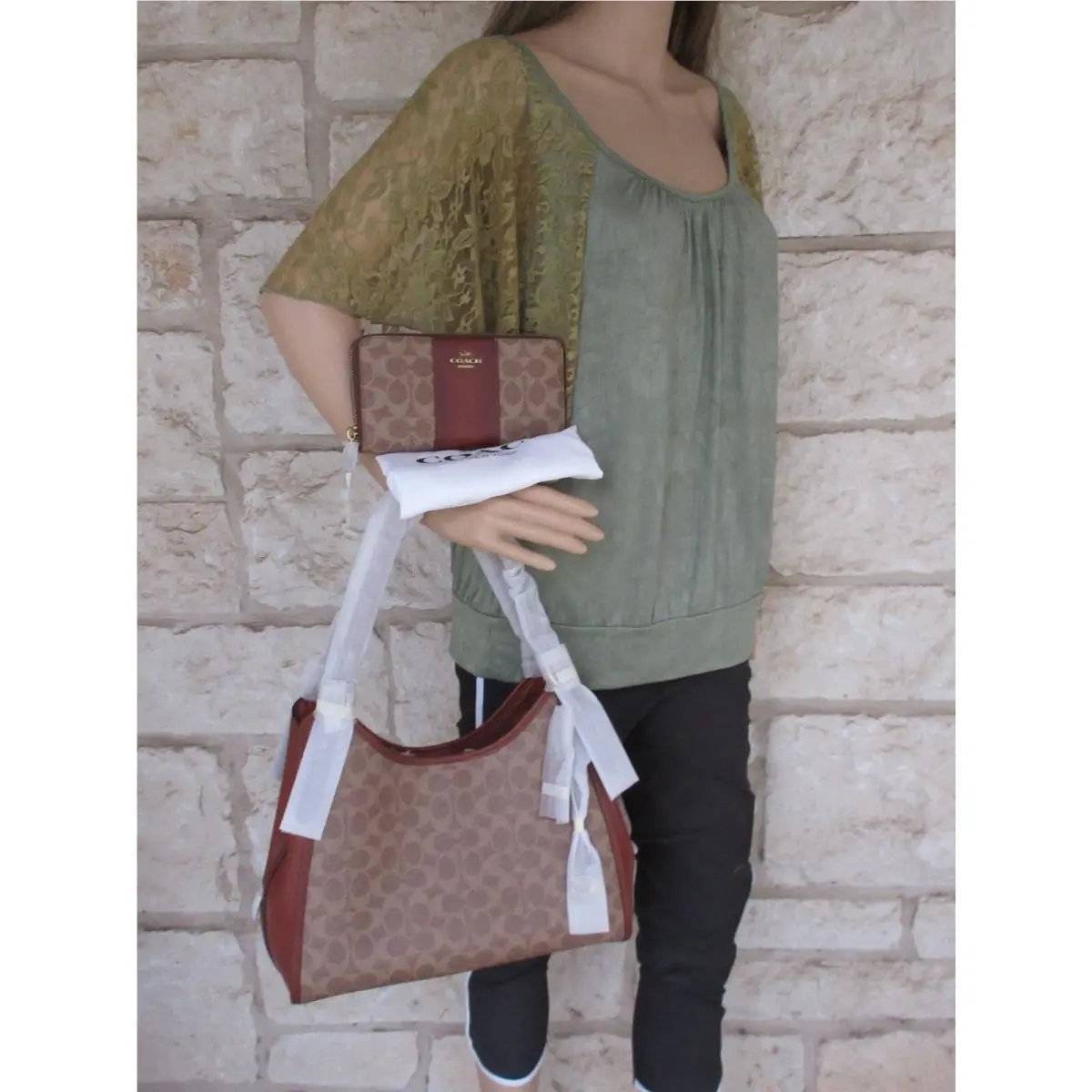 Coach  bag  - COACH Lori - Lori - Exterior: Tan Rust