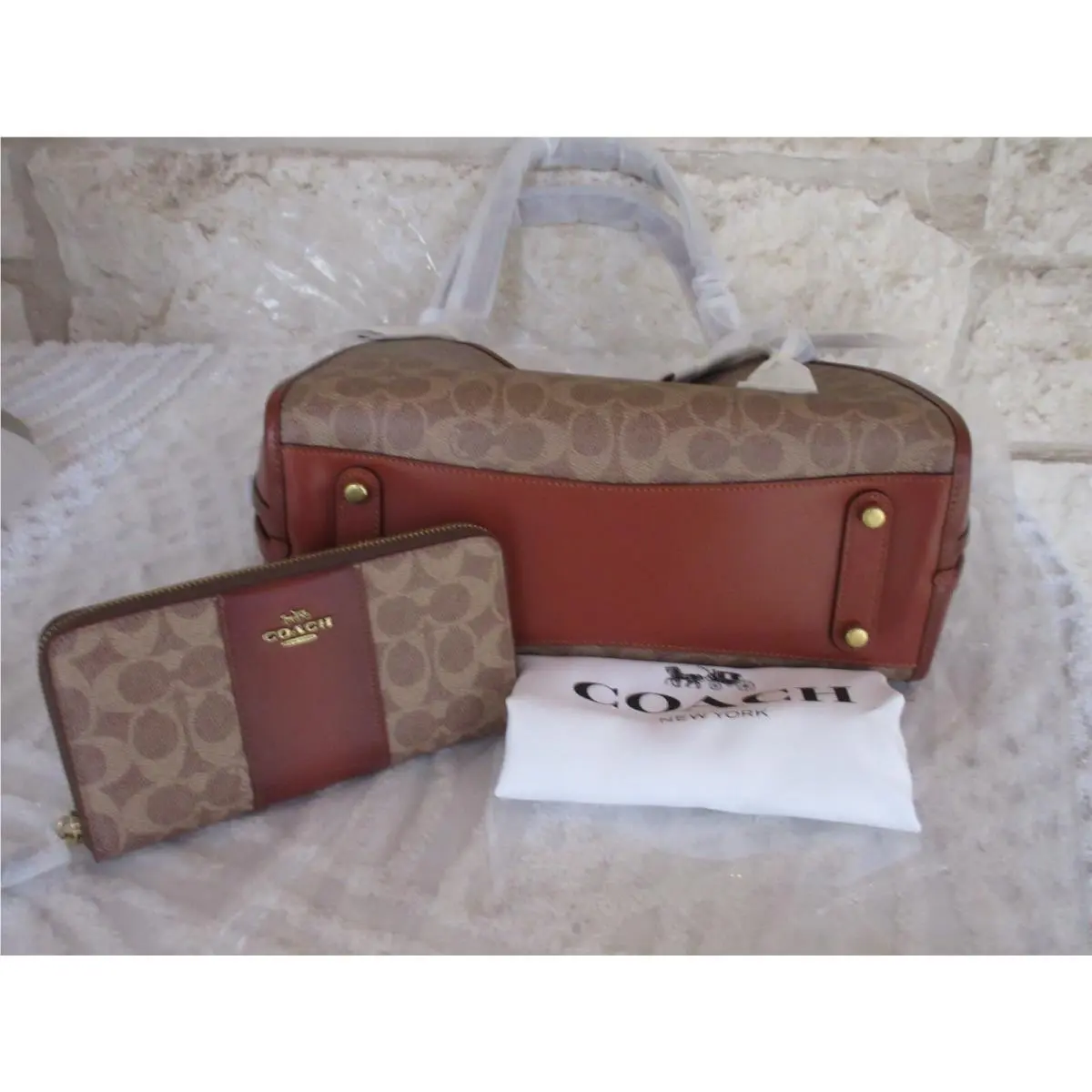Coach  bag  - COACH Lori - Lori - Exterior: Tan Rust