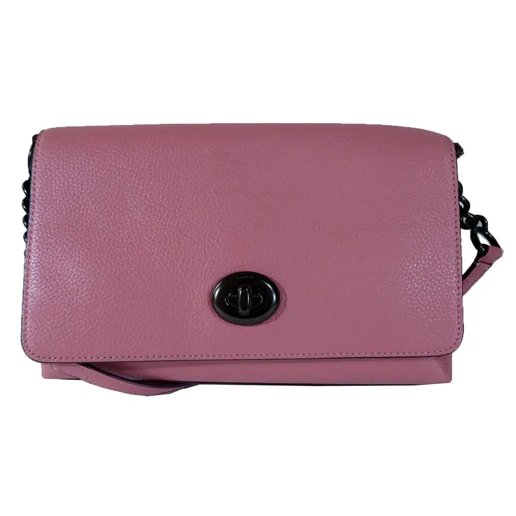 Coach Crossgrain Leather Crosstown Turnlock Crossbody Bag