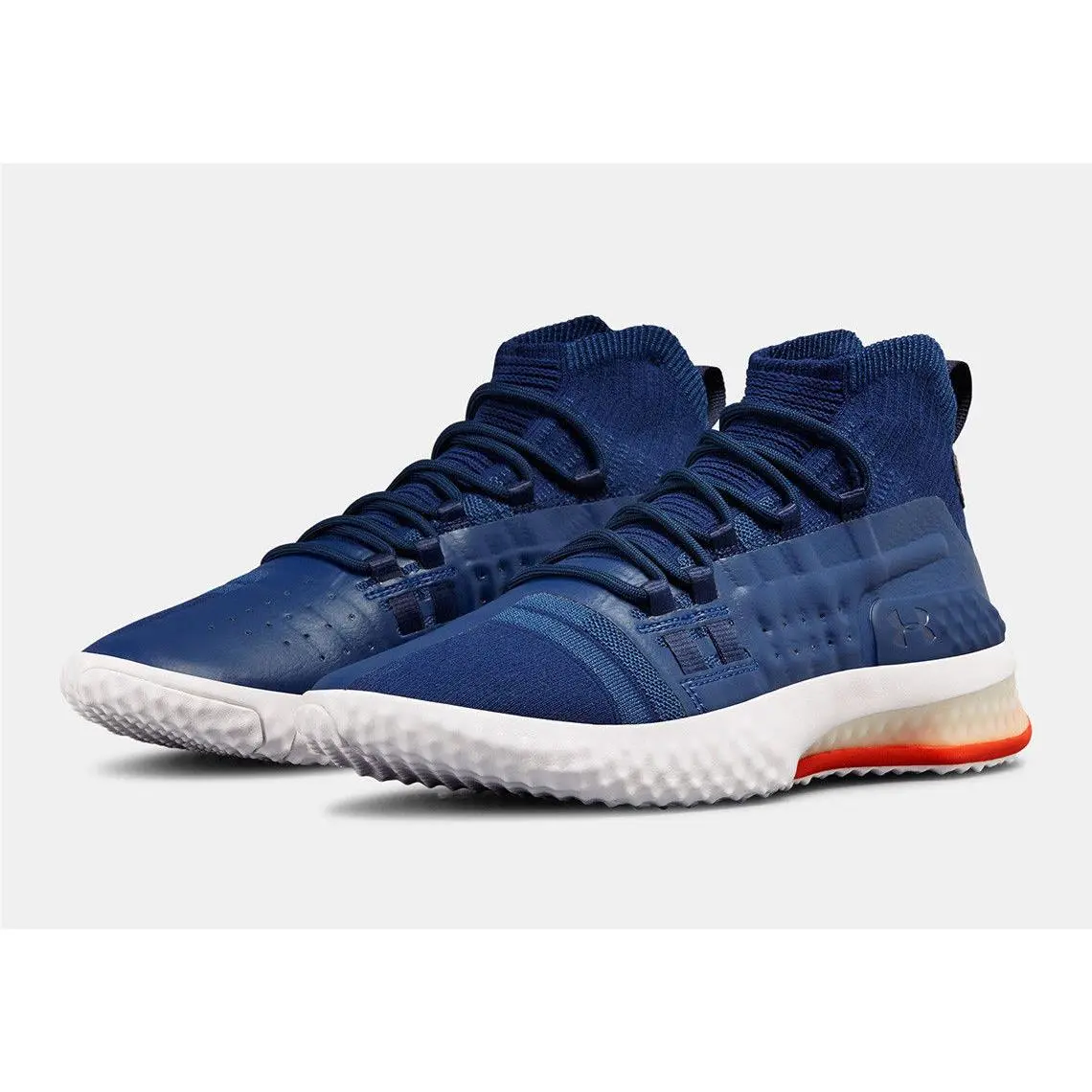Under Armour UA Project Rock 1 Training Shoes Blue White Delta 3020788 401