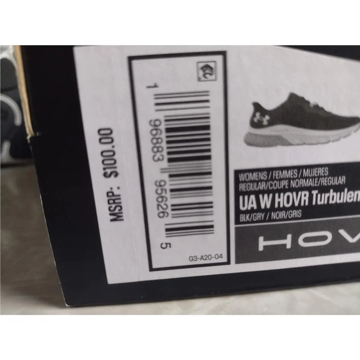 Under Armour shoes - HOVR Turbulence 2 - HOVR Turbulence - 3026525 001 - Black 18