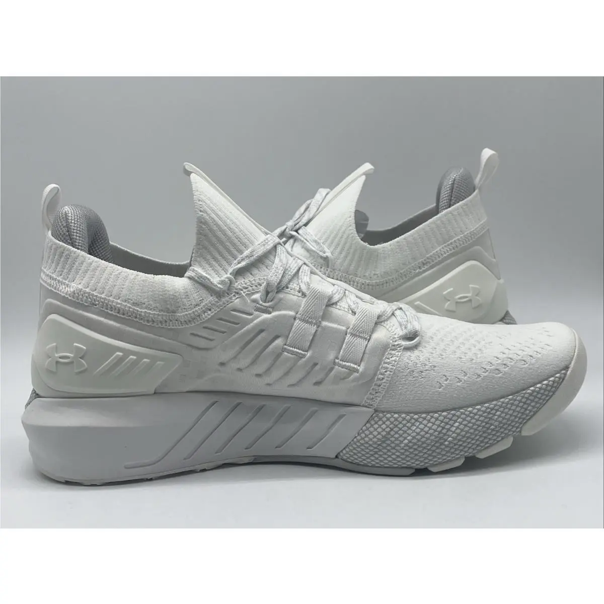 Under Armour shoes - Under Armour Project Rock 3 - 3023004-110 - White, Manufacturer: White/White/Halo Gey 1