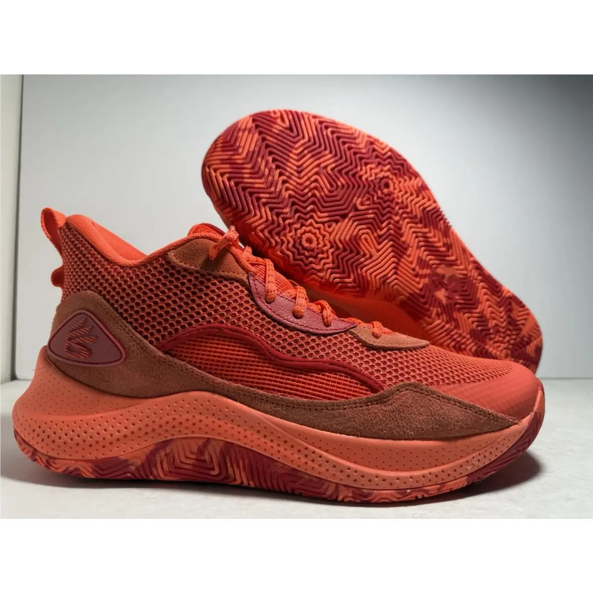 Under Armour Curry 3Zer0 24 Sde Men`s Size 8-13 US Red 3028191-862