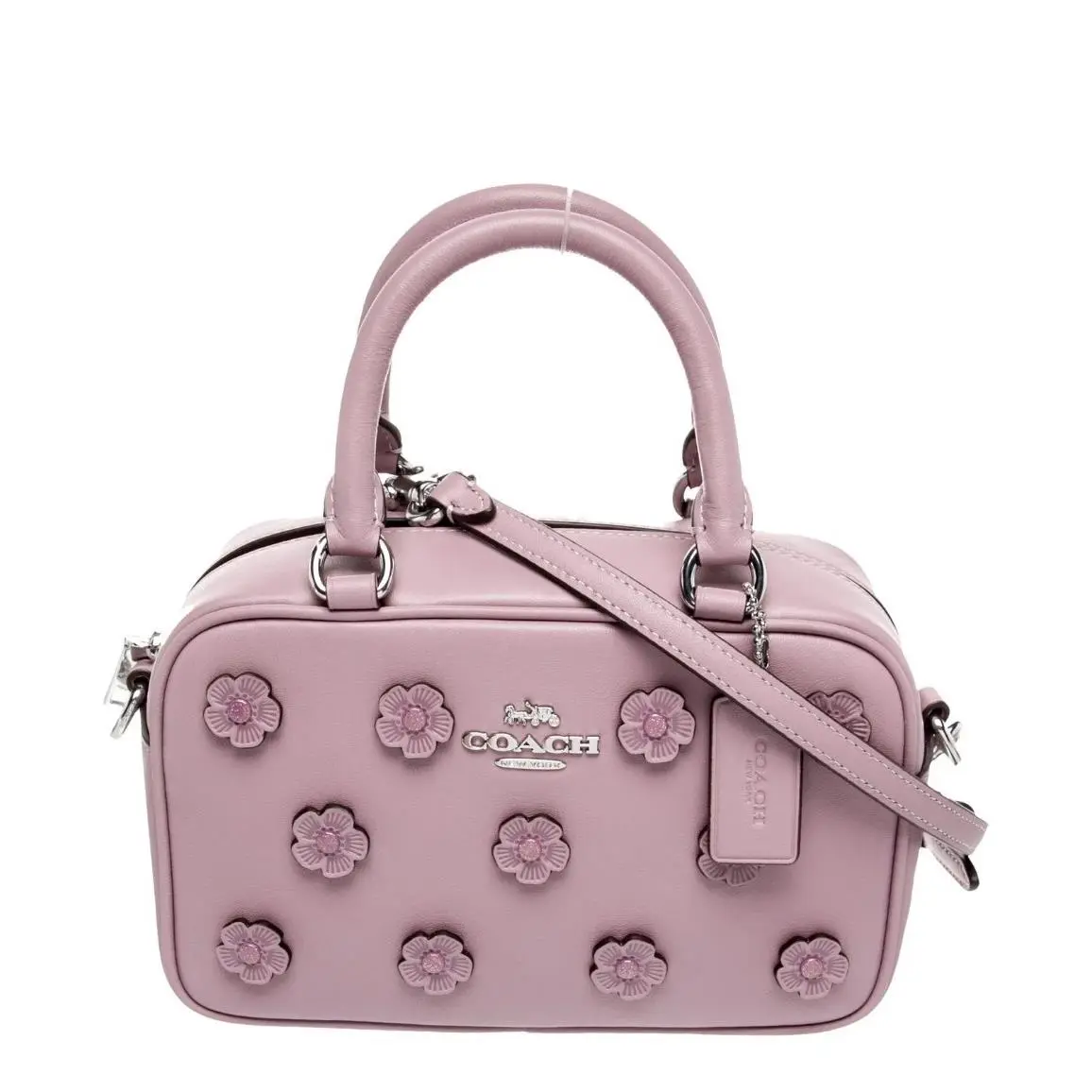 Coach Floral Appliques Satchel