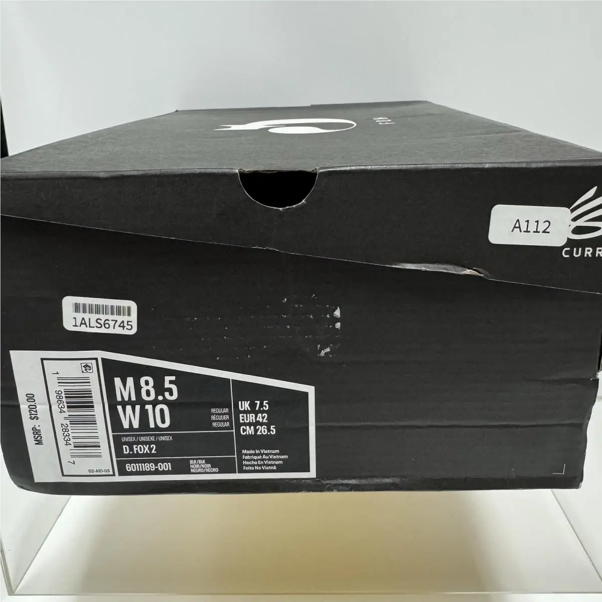 Under Armour shoes - Fox 2 - Fox - 6011189-001 - Black 7