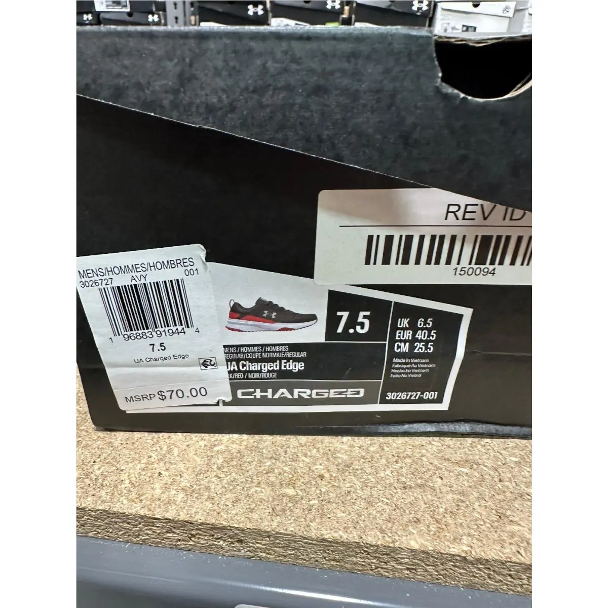 Under Armour shoes - Under Armour Charged Edge - Charged Edge - Black 0