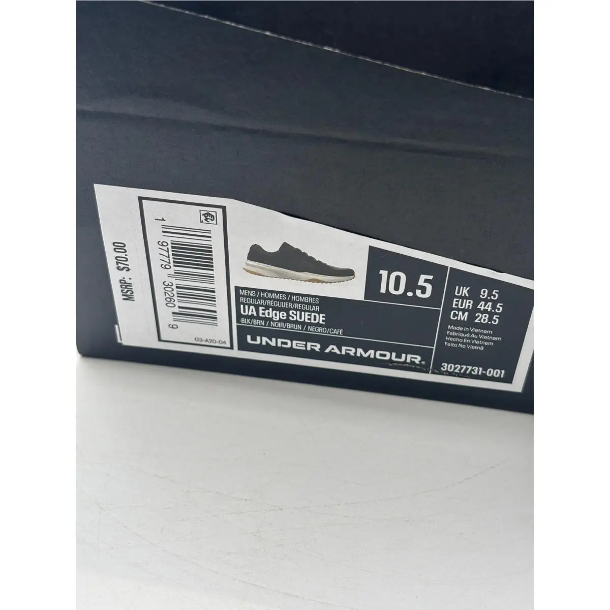 Under Armour shoes - UA Edge Suede - Edge Suede - Black 0