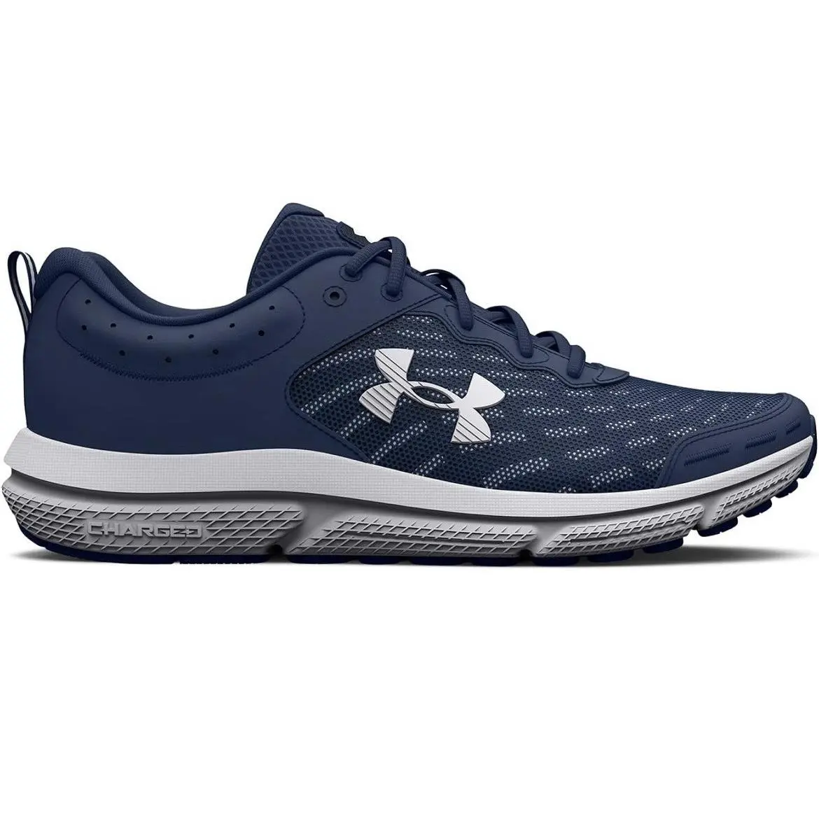 Under Armour Men`s Charged Assert 10 Shoes Academy/academy/white Size 11 - ACADEMY/ACADEMY/WHITE