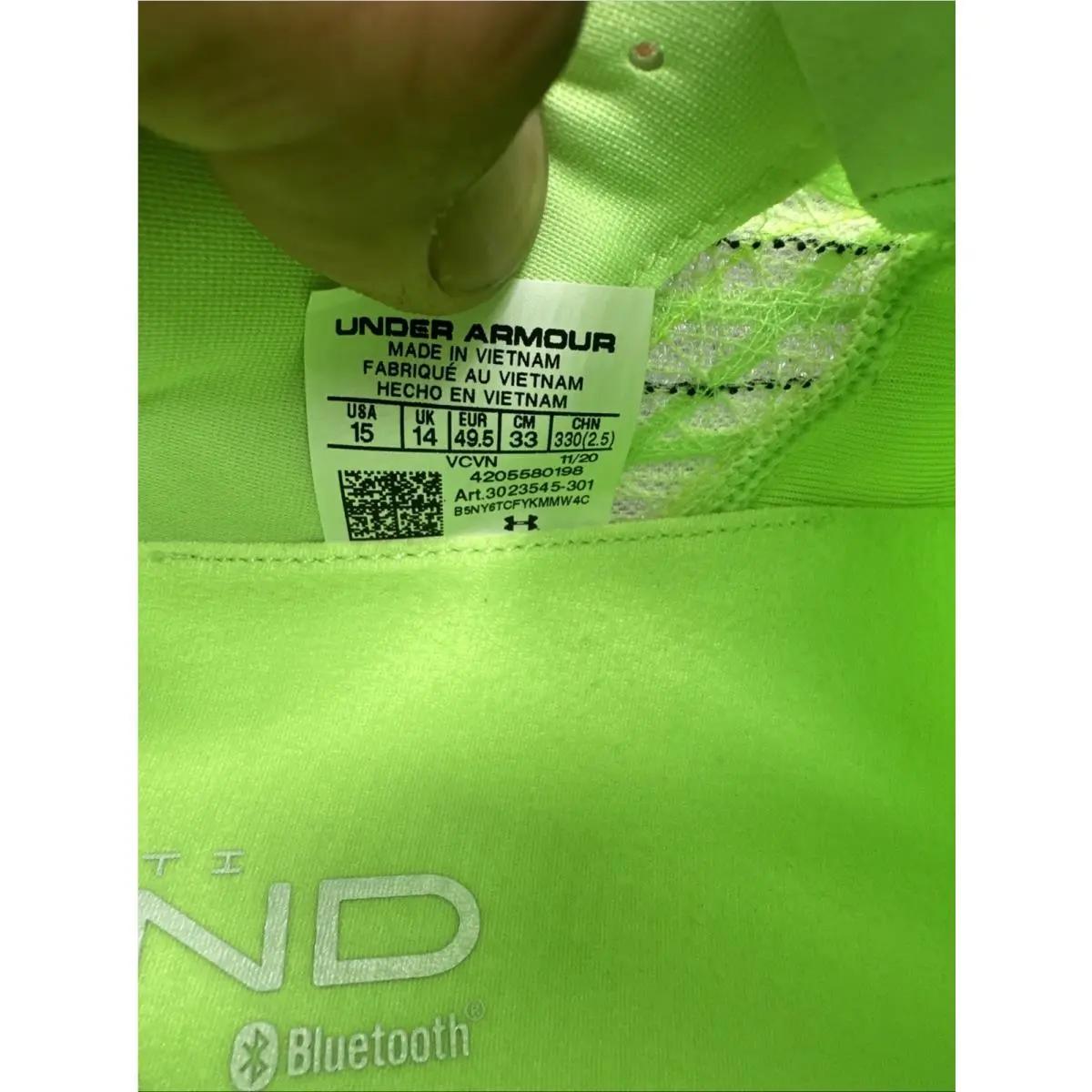 Under Armour shoes - Under Armour Flow Velociti Wind - 3023545-301 - Green 7