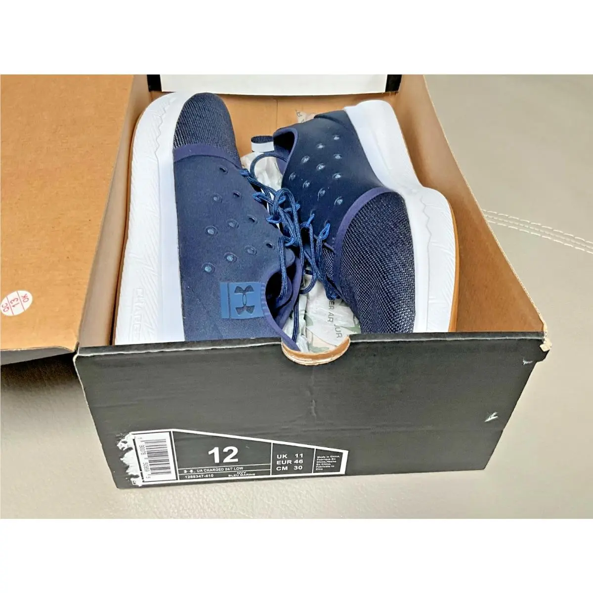 Under Armour shoes - Under Armour Charged 24/7 - Charged - Blue 12