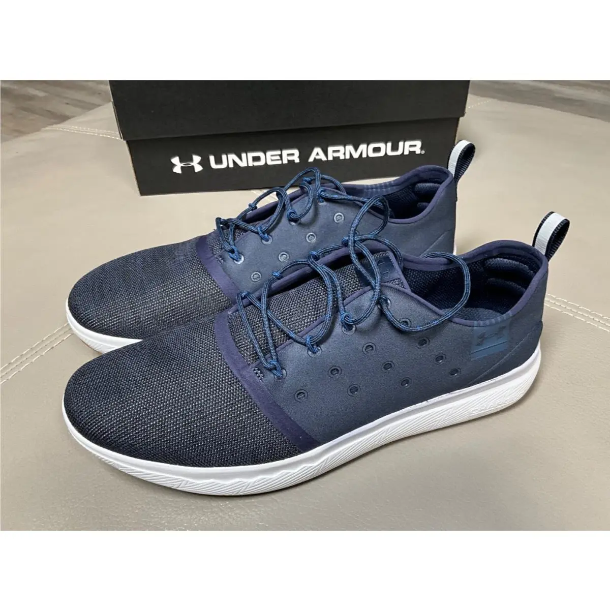 Under Armour Charged 24/7 Low 1288347-410 Navy Blue Marine Men’s Size 12